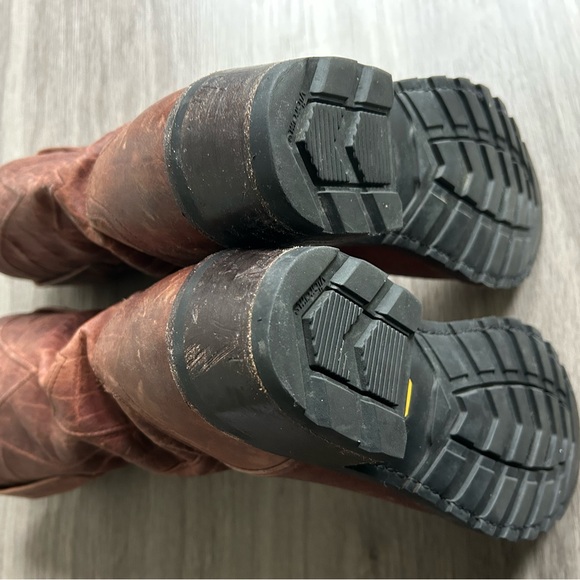 Preowned Tecovas THE BANDERA BOVINE Leather Riding Boot Men Sz 8 D - Picture 7 of 9